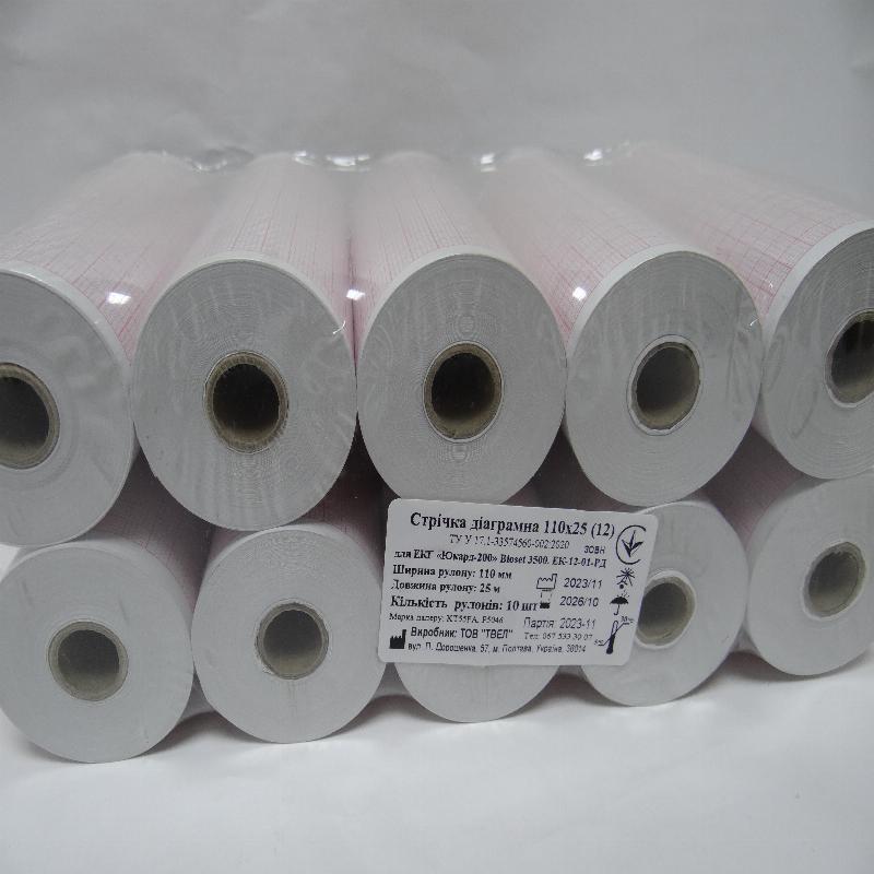 Стрічка діаграмна 110х25 (12) зовн.